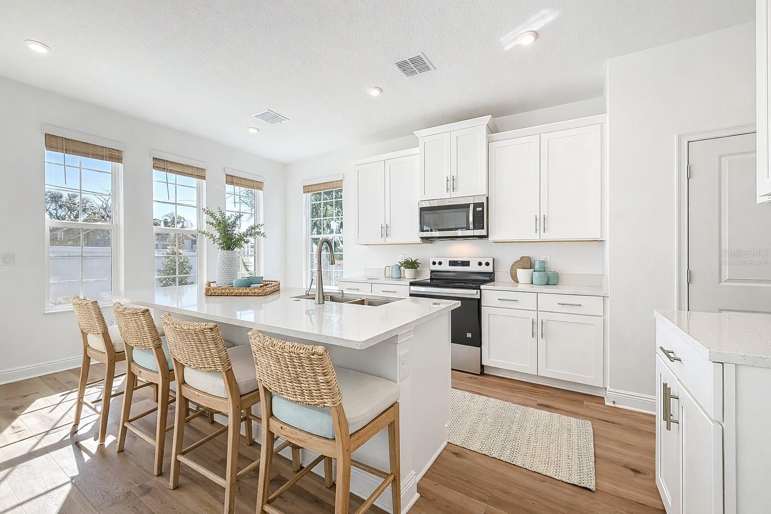 Virtually Staged Kitchen