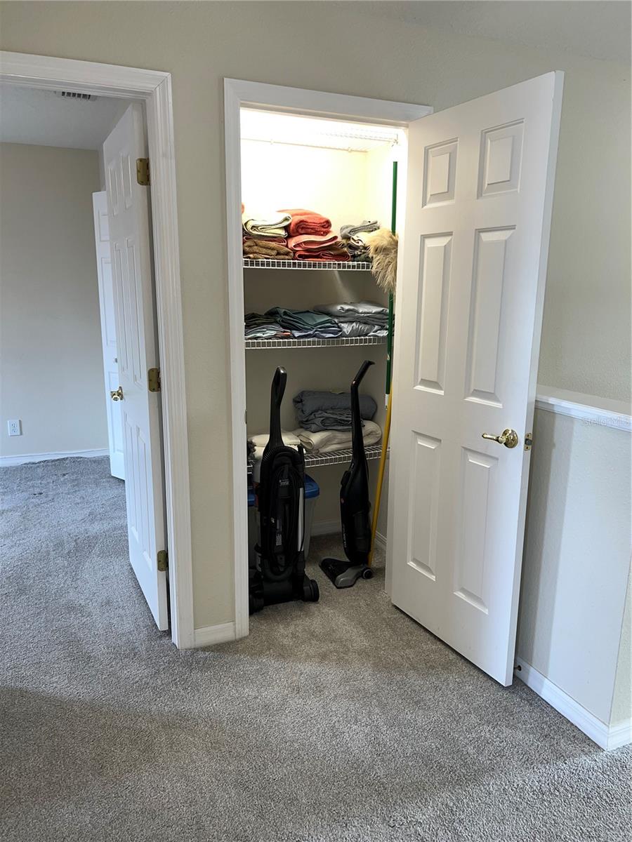 upstairs closet