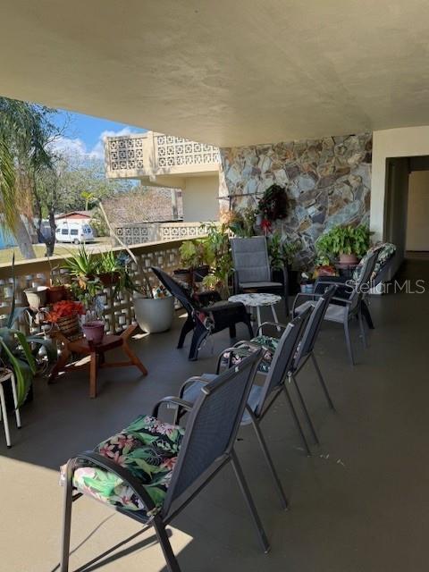 Relaxing Area at the End of Each Floor