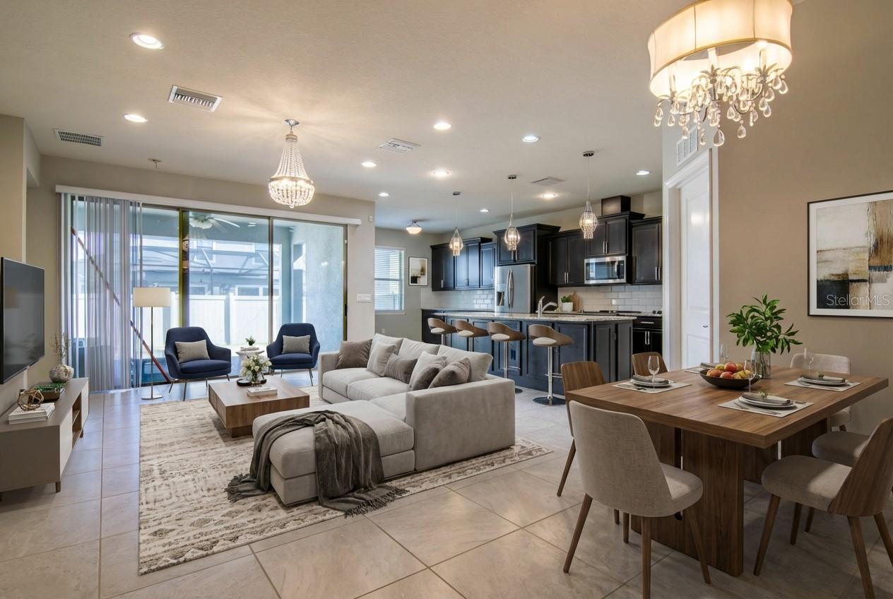 Living Space virtual staging