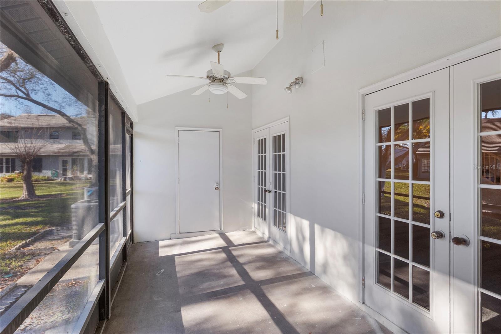 There is a large storage closet on the lanai.
