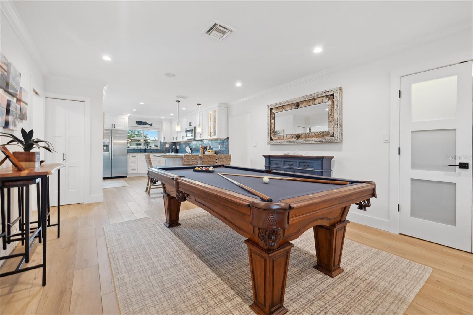 another living/dining space off the kitchen