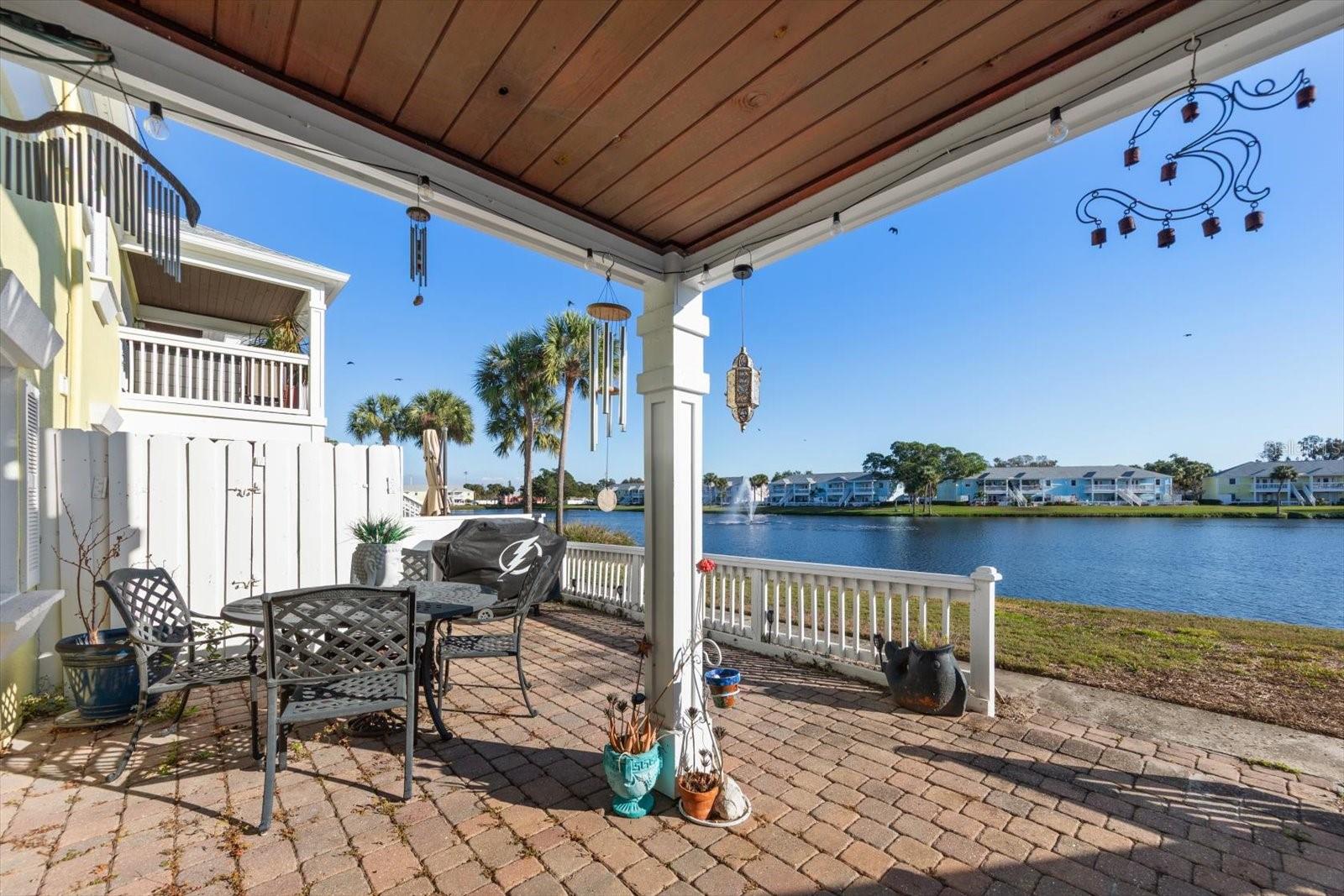 Afternoon cocktails, naps and grilling are all in order on the oversized patio.