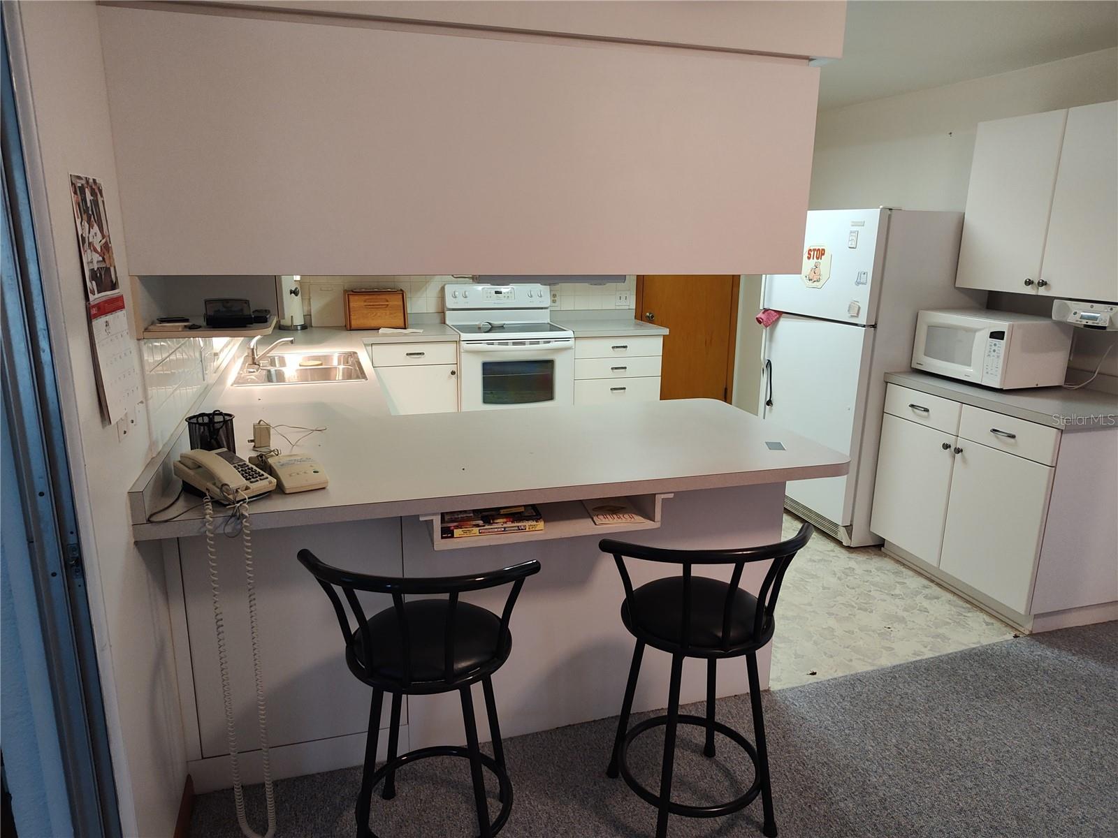 Snack Bar in Kitchen