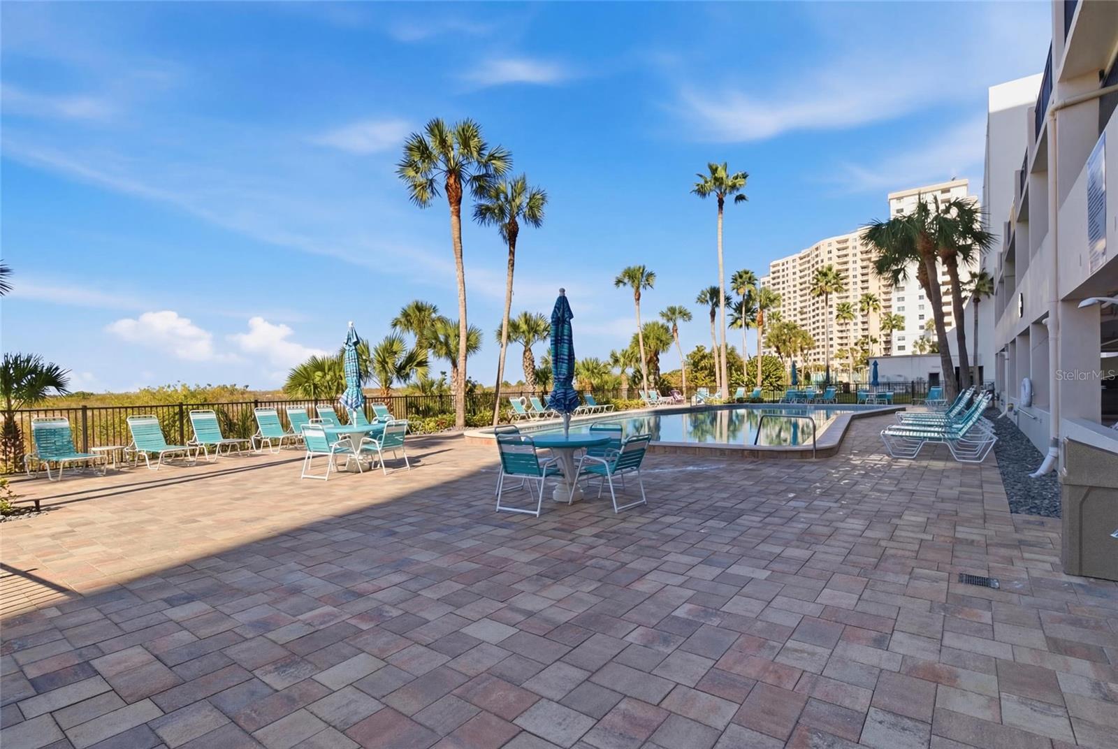 Pool overlooking Beach & Gulf of America