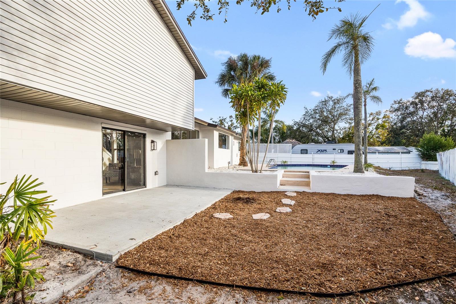 Patio off of downstairs  living space