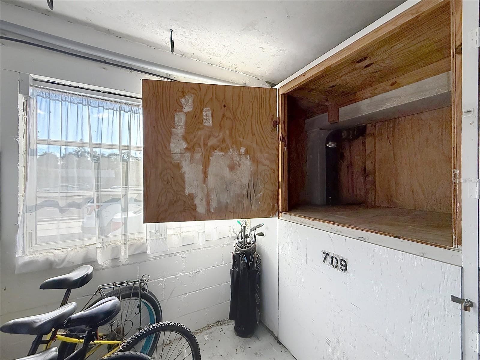 Inside Storage Closet