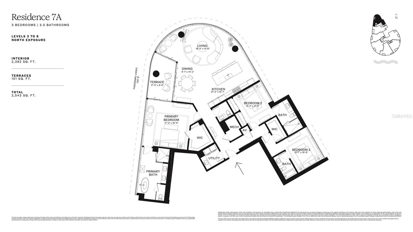 Floorplan Residence 7A