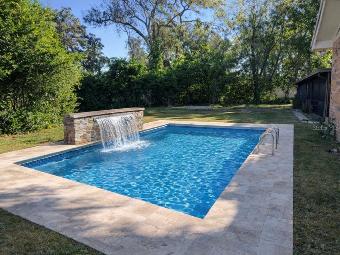Pool added with Virtual Staging