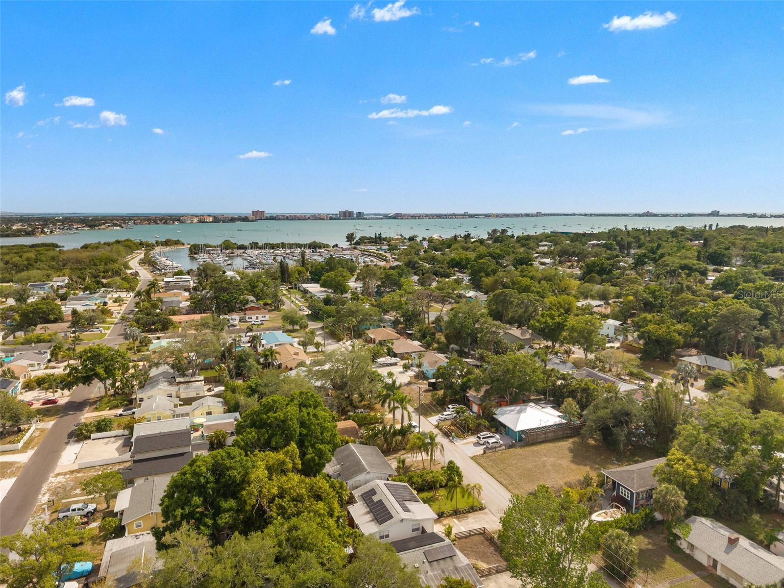 2 blocks from Gulfport Marina and Clam Bayou preserve/trail