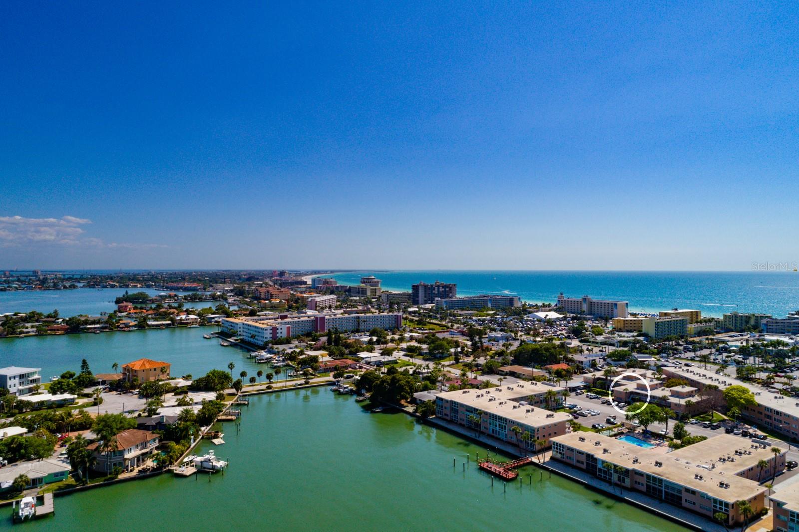 Unit 17 in Sylvette Condos between the Gulf of Mexico & Boca Ciega Bay.