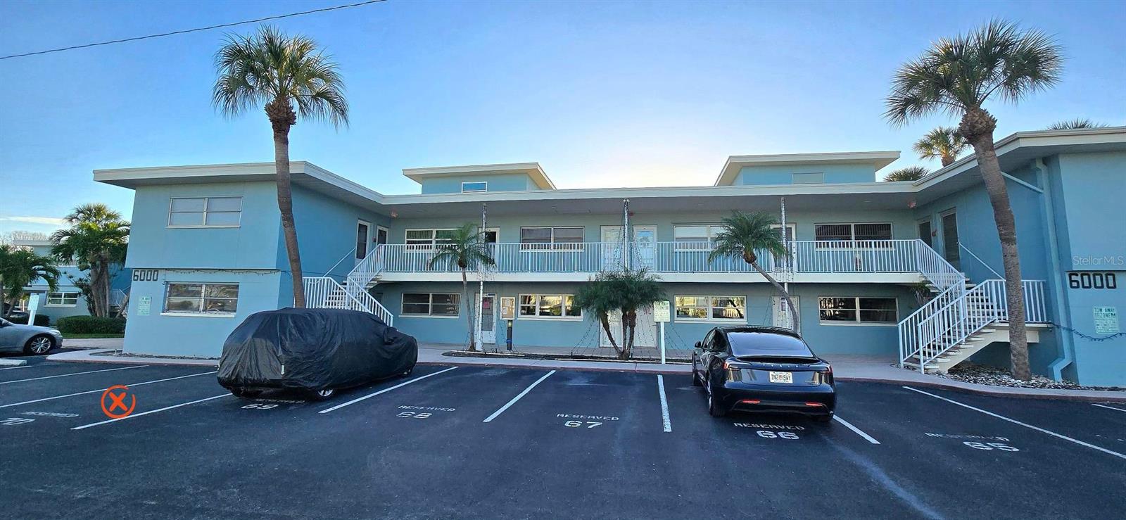 Bldg 6000 & Reserved space 70 for unit 17.