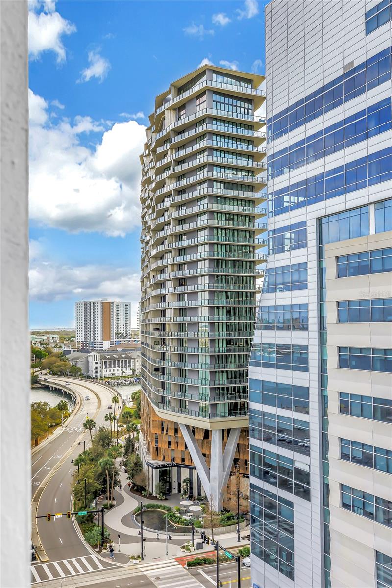 Cool Views Down the Balcony to The Bridge over Hillsboro River and Davis Island