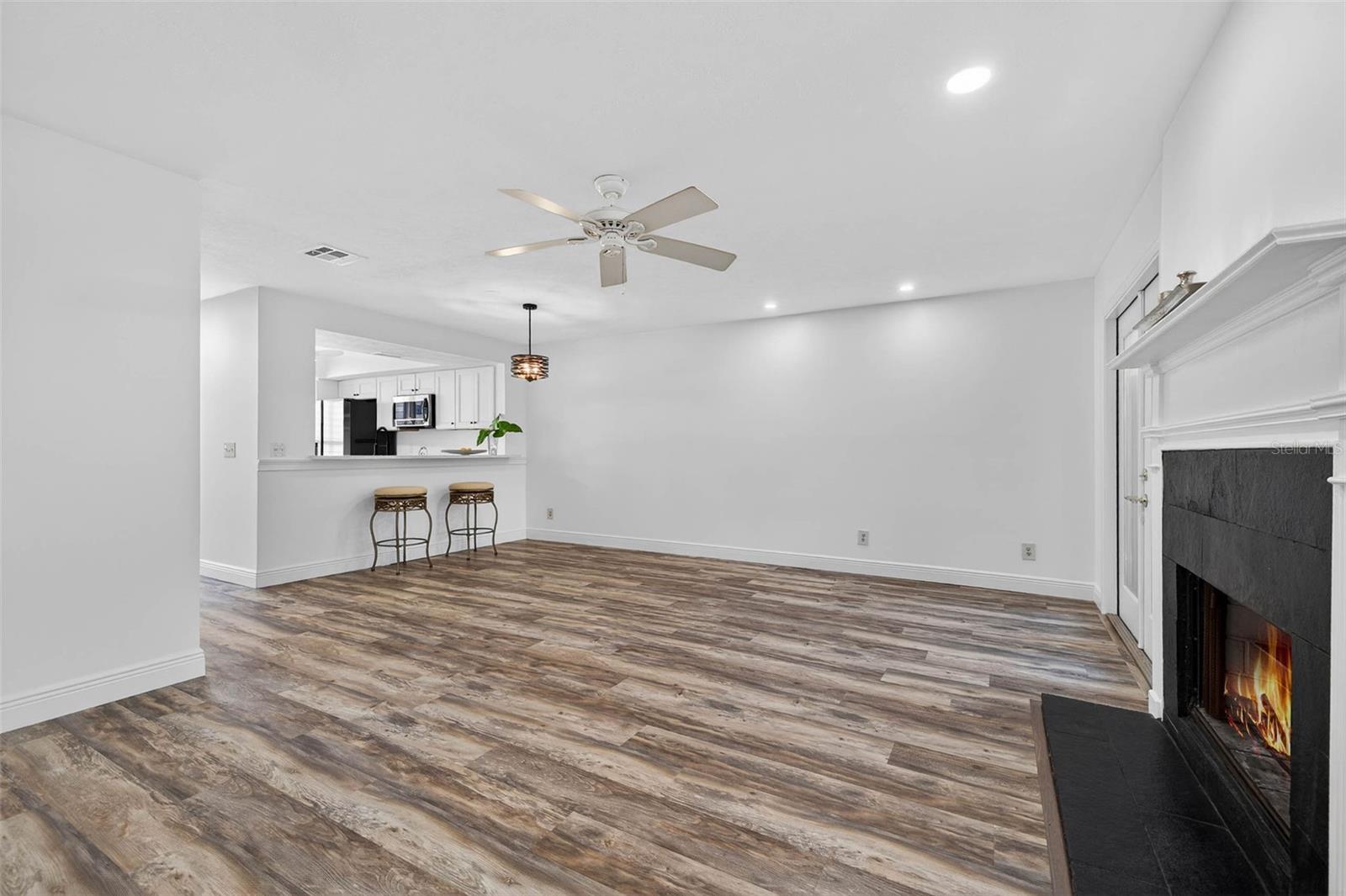 Looking back toward kitchen