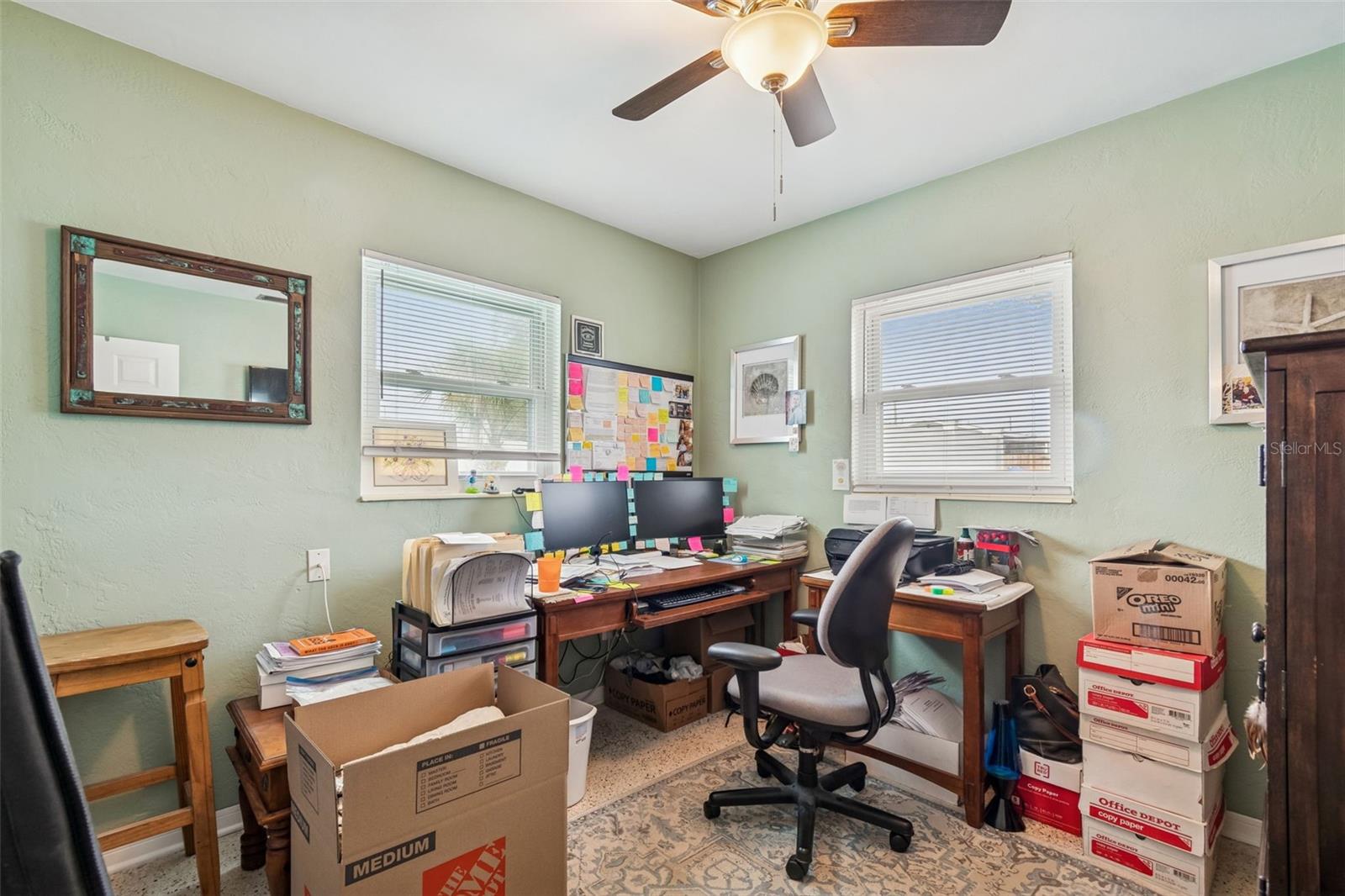 Second bedroom currently used as an office.