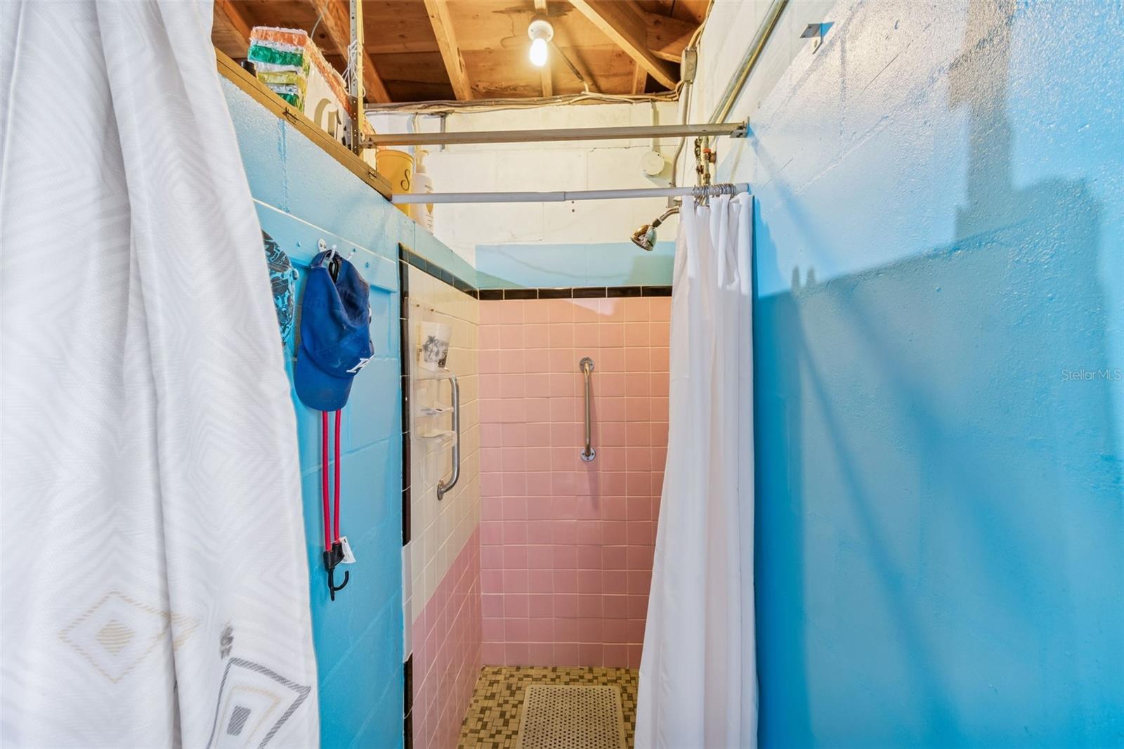 Second shower in garage