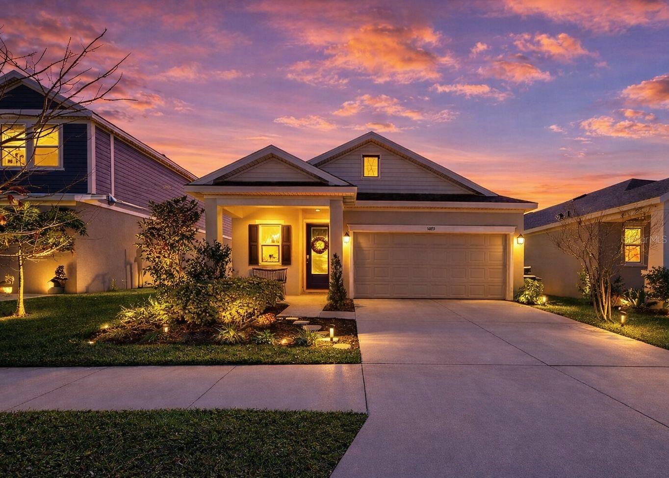 Sunset front elevation