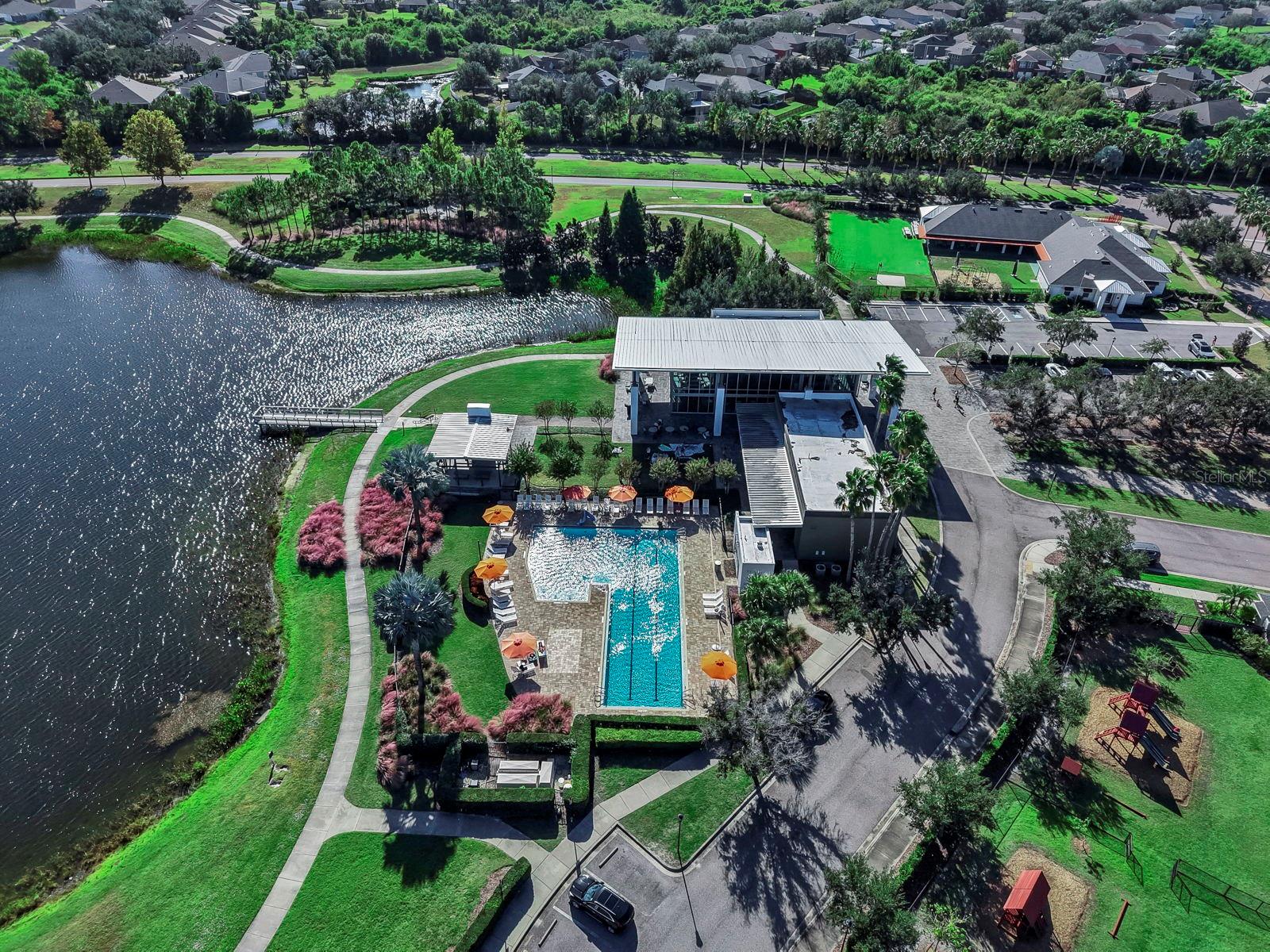 One of several recrational areas