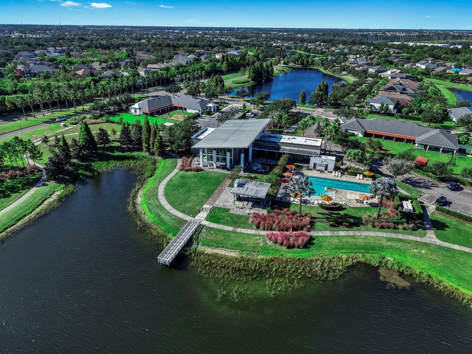 One of several recrational areas