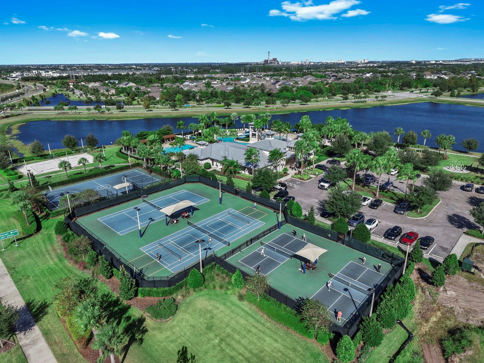 One of several recrational areas