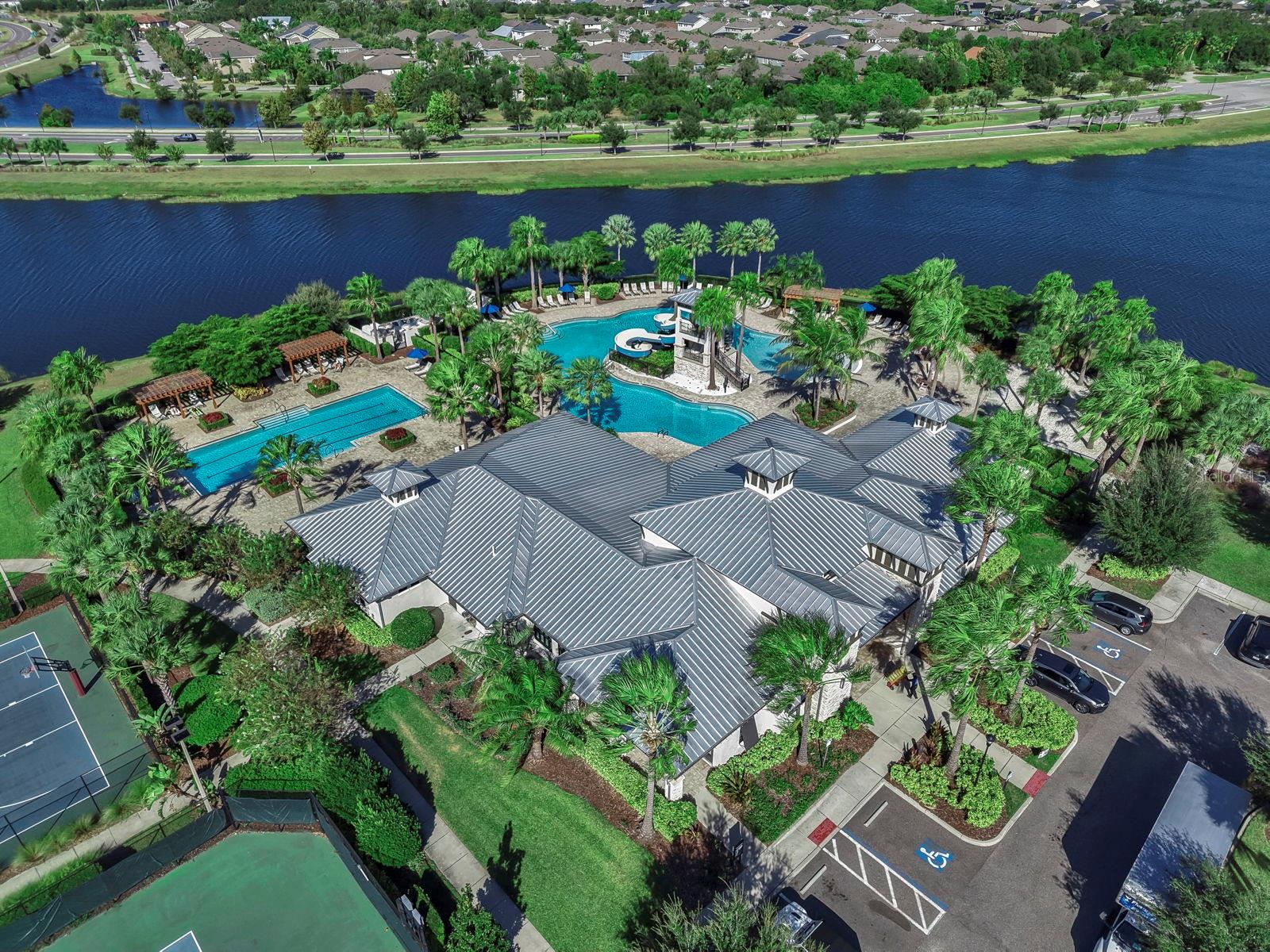 One of several recrational areas