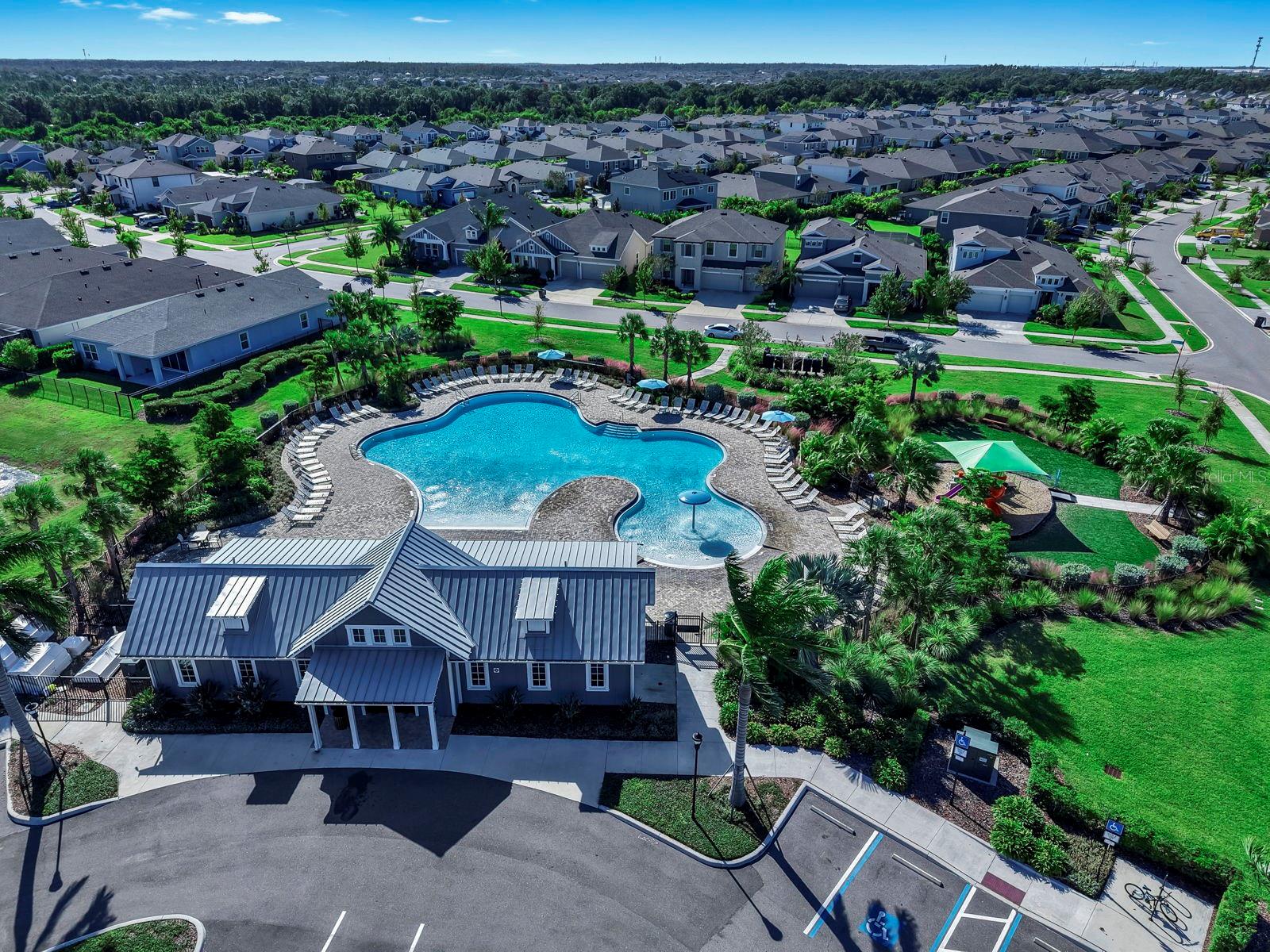 One of several recrational areas