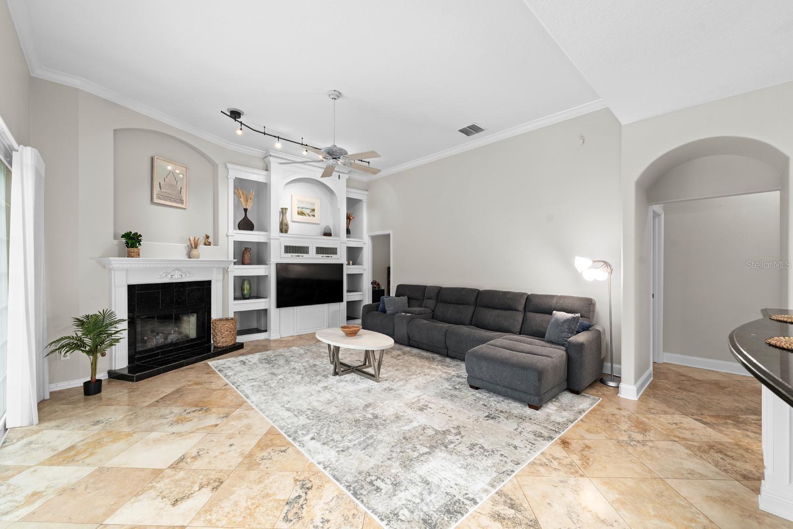 Spacious living area