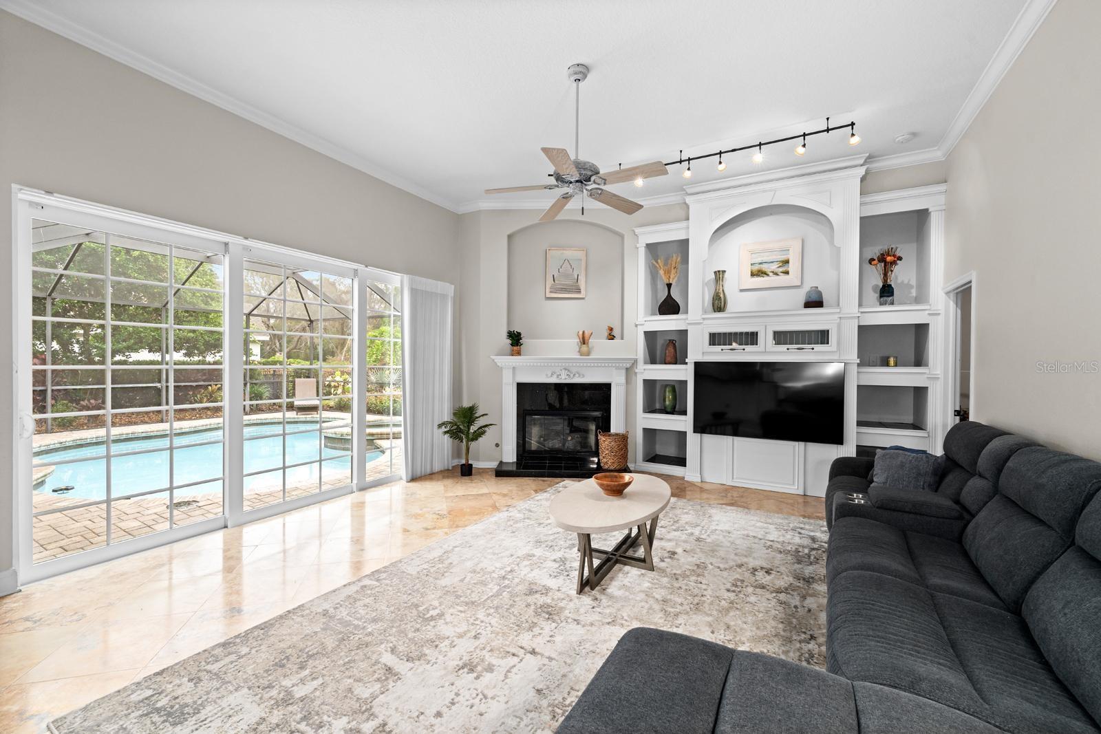 Beautiful view of pool