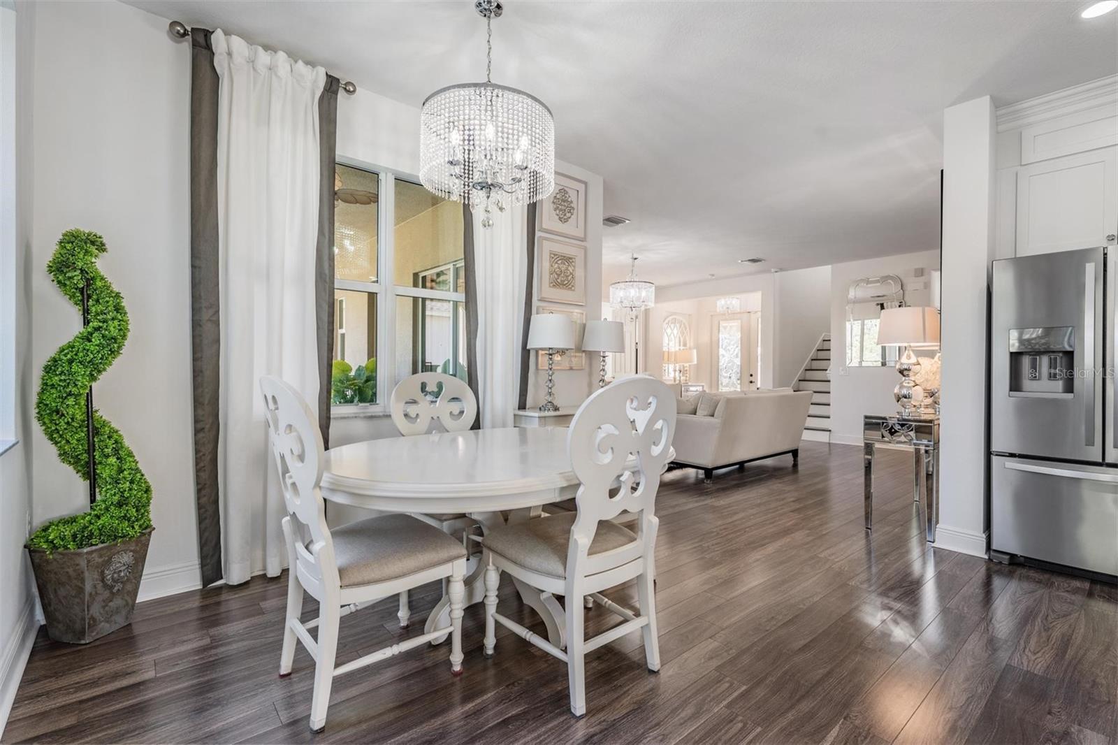Eating area in kitchen