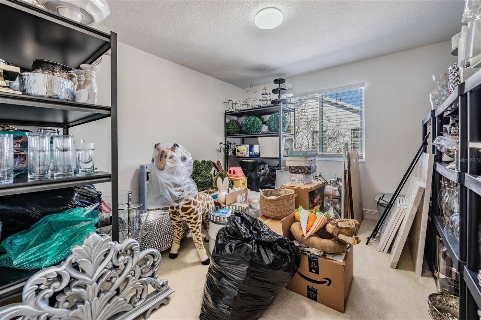 Bedroom #4 is being used for storage