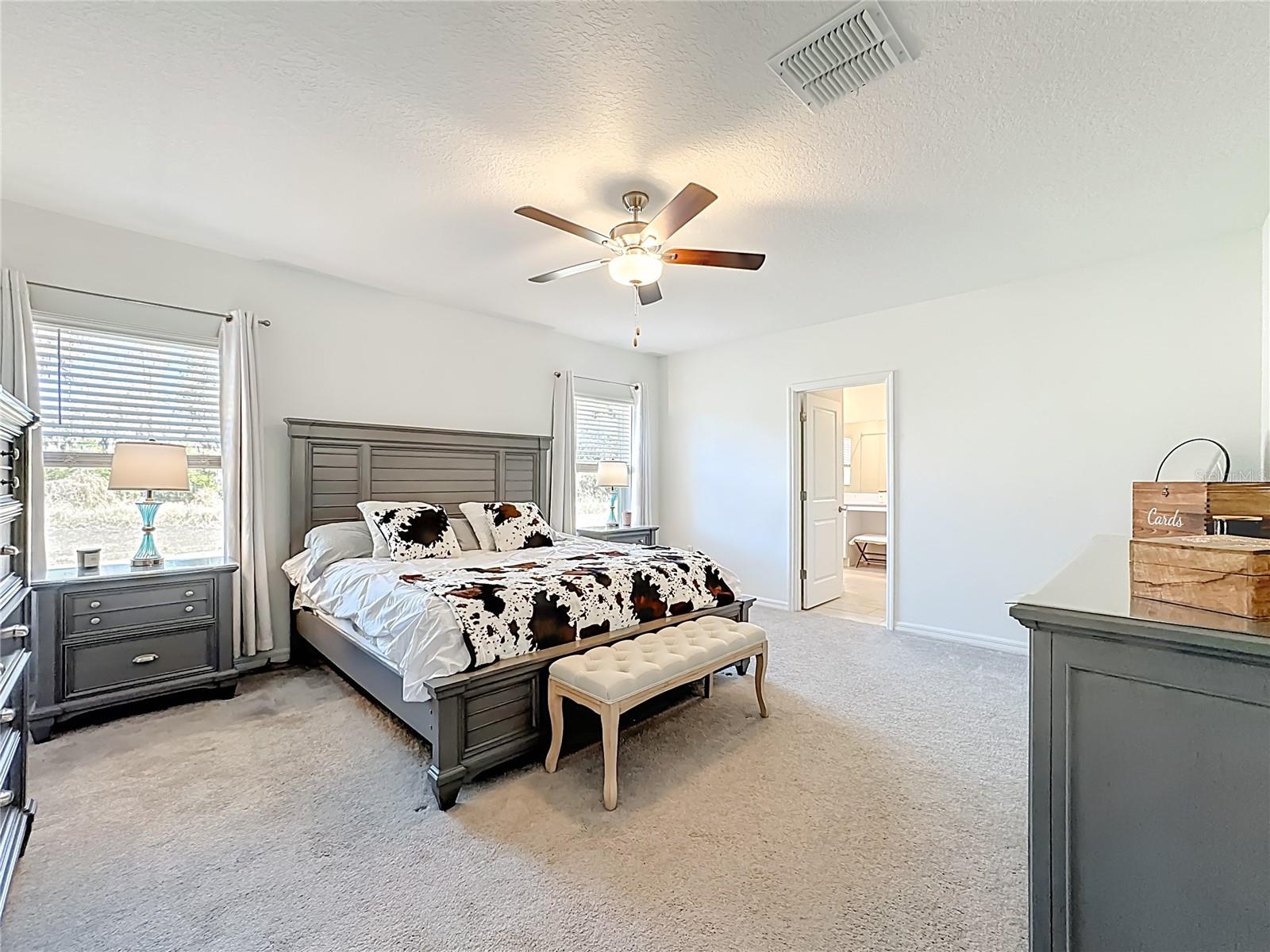 Primary bedroom with en suite bathroom