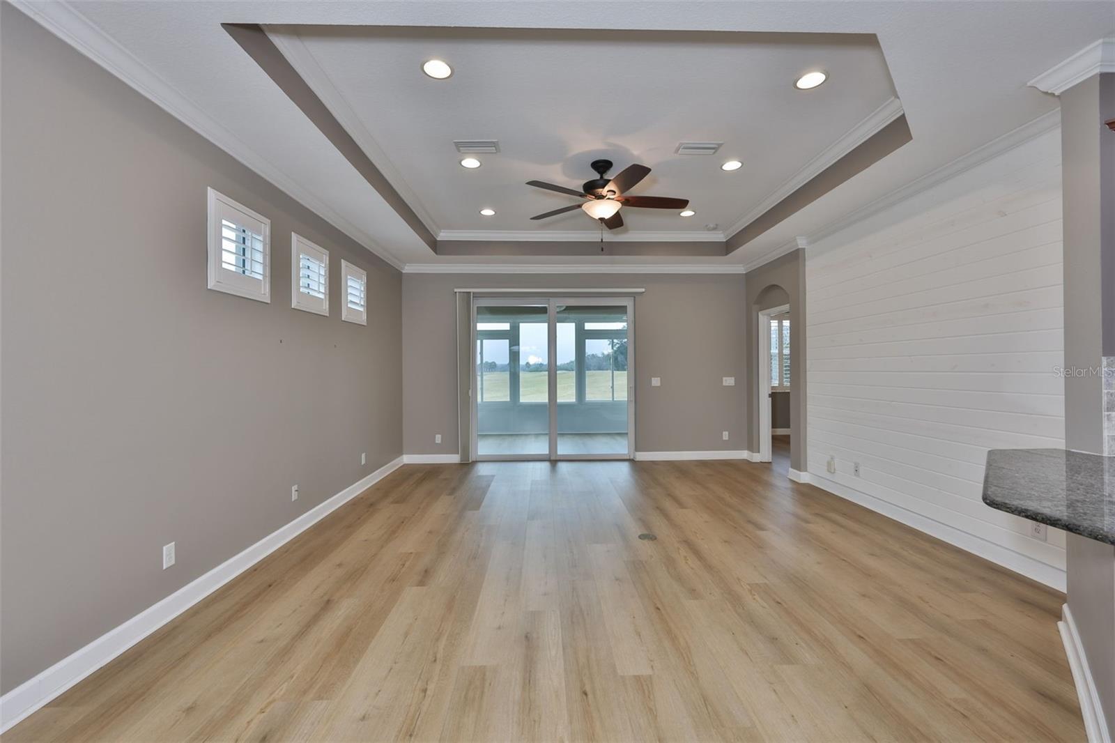 Looking from Dining area toward the Florida Room