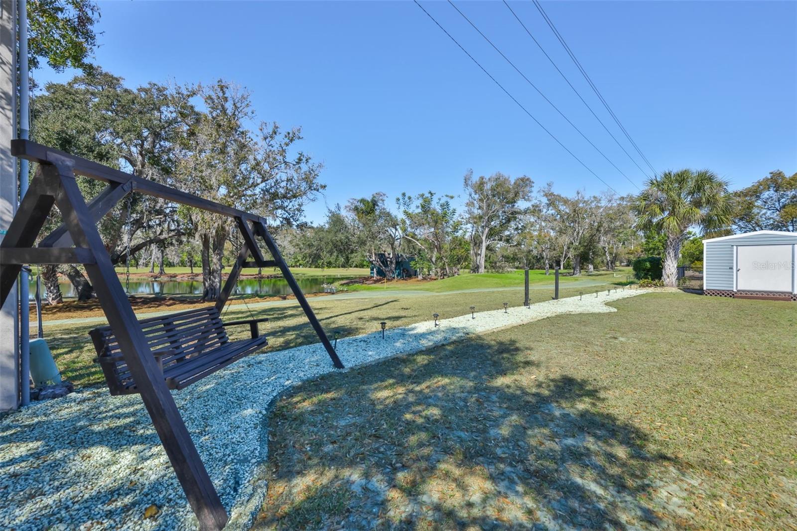 Swing while enjoying the view