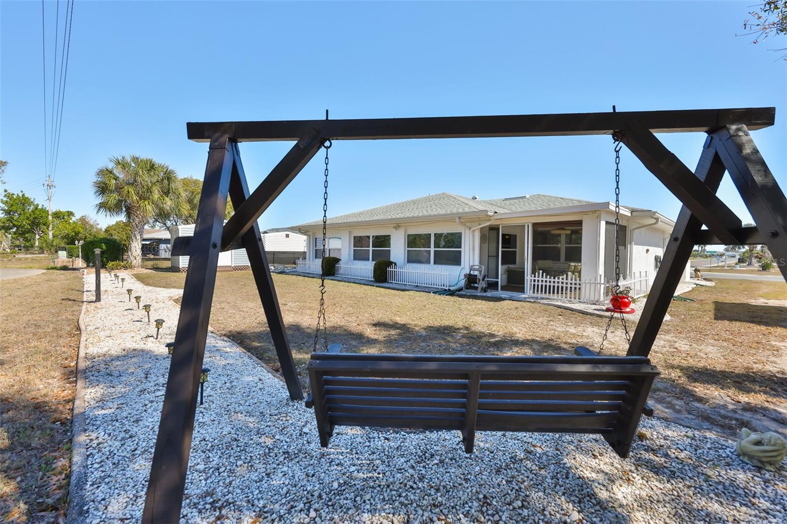 Swing in the Backyard