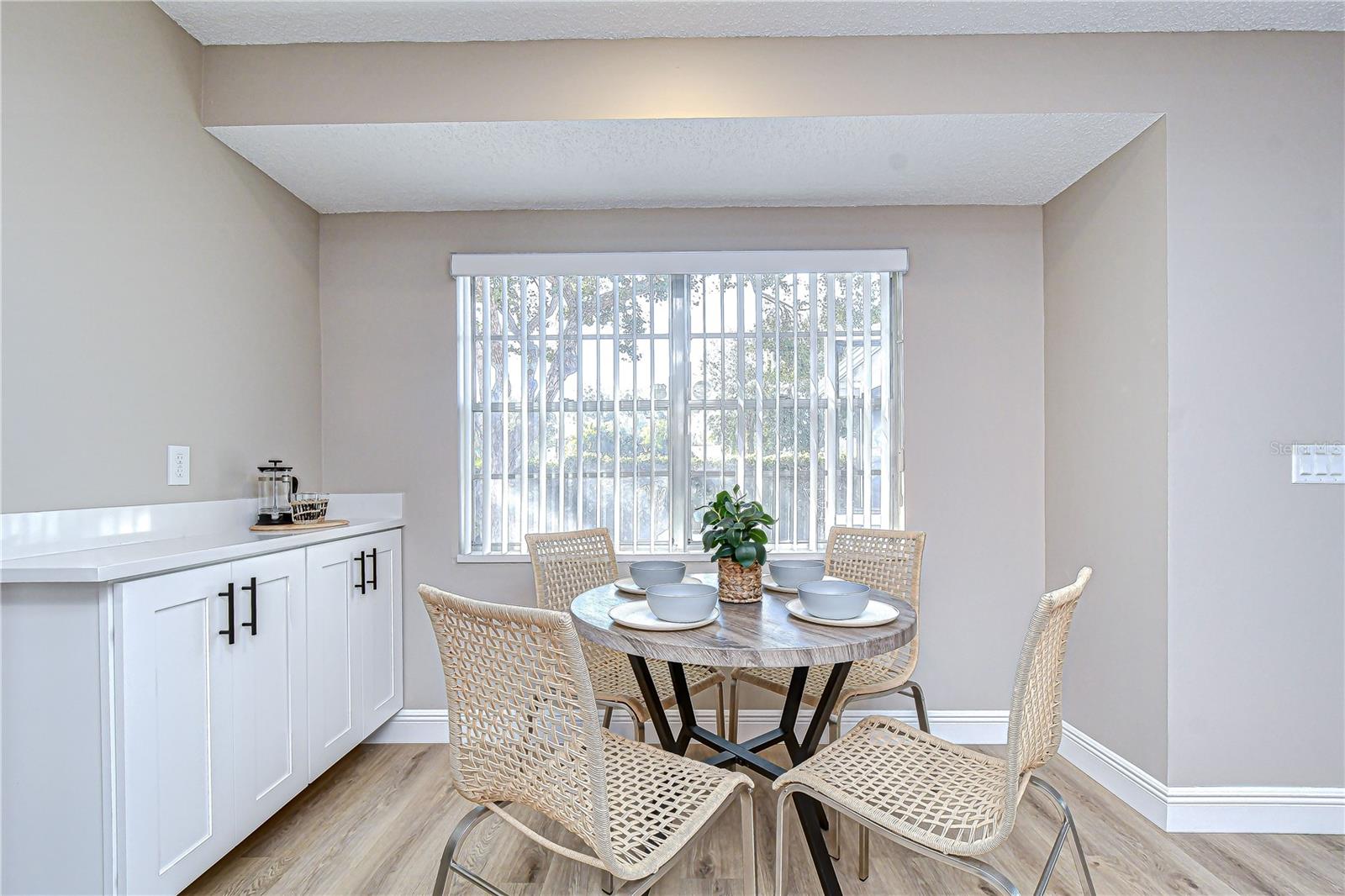 Eat-in Kitchen with Buffet Server