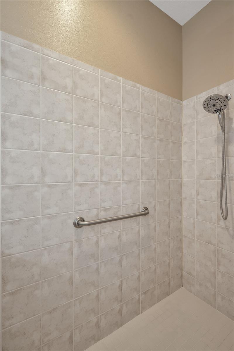 Safety bars have been installed for peace of mind.