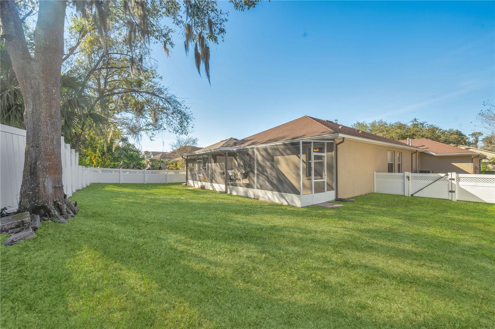 View of home from back fence.