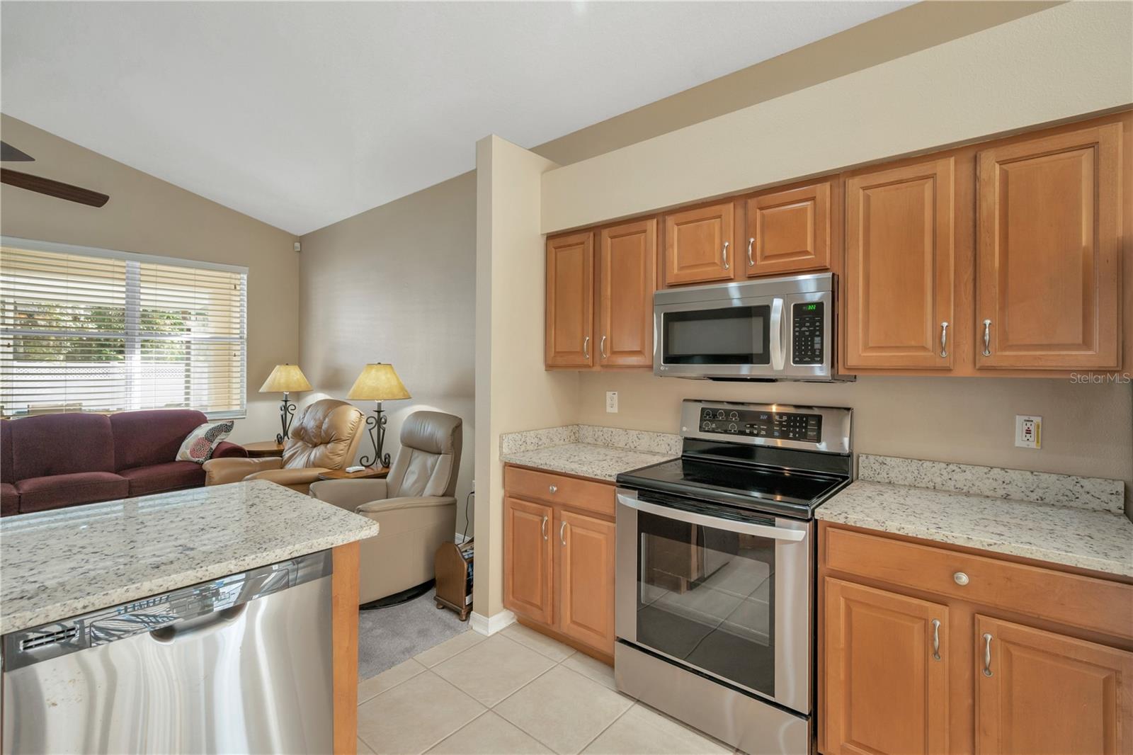 An electric convection oven is complemented by a microwave upgrade completed in 2020.