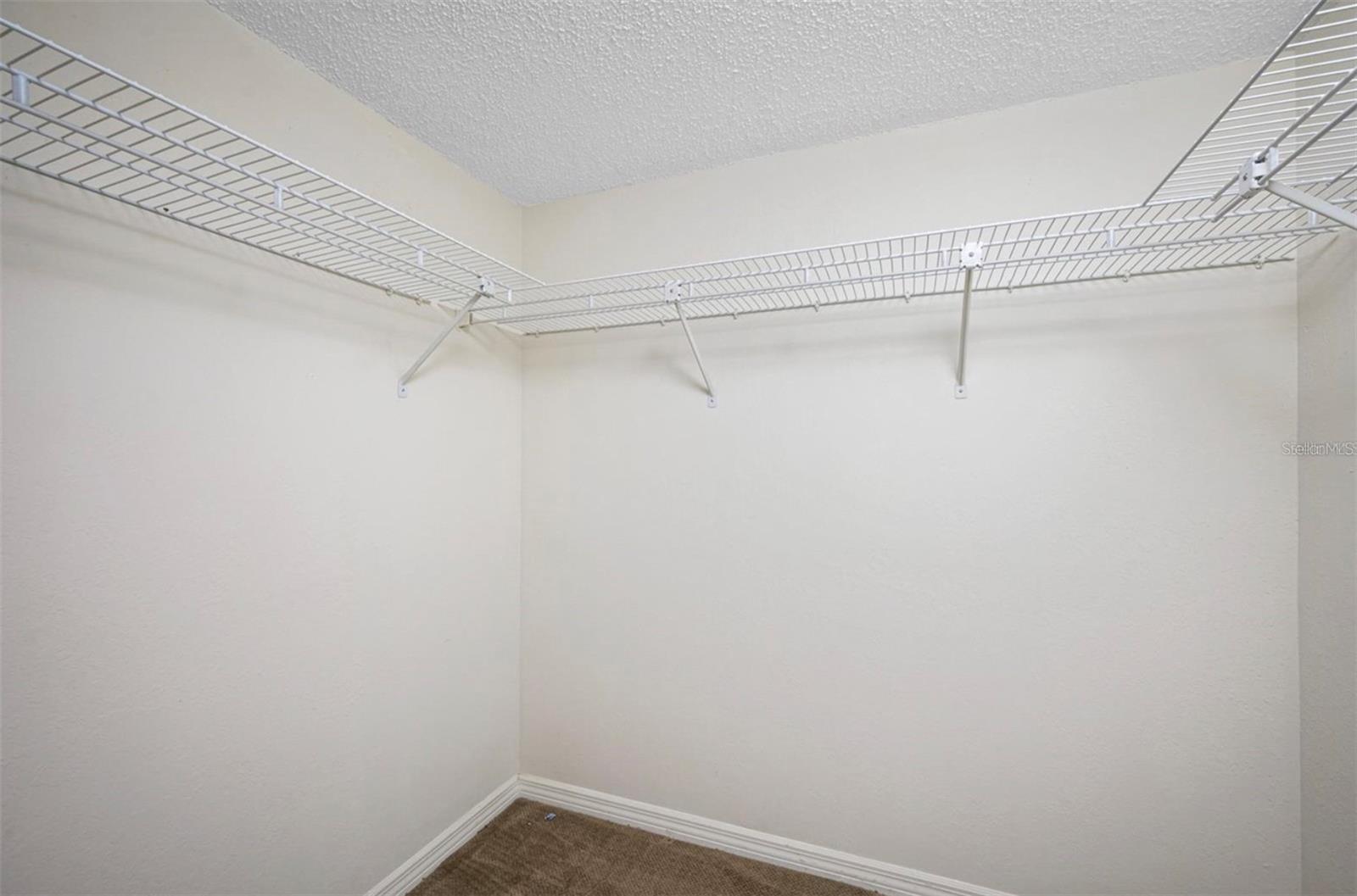 Primary walk-in closet