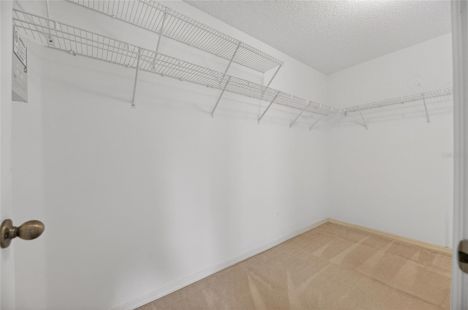 Master walk-in closet