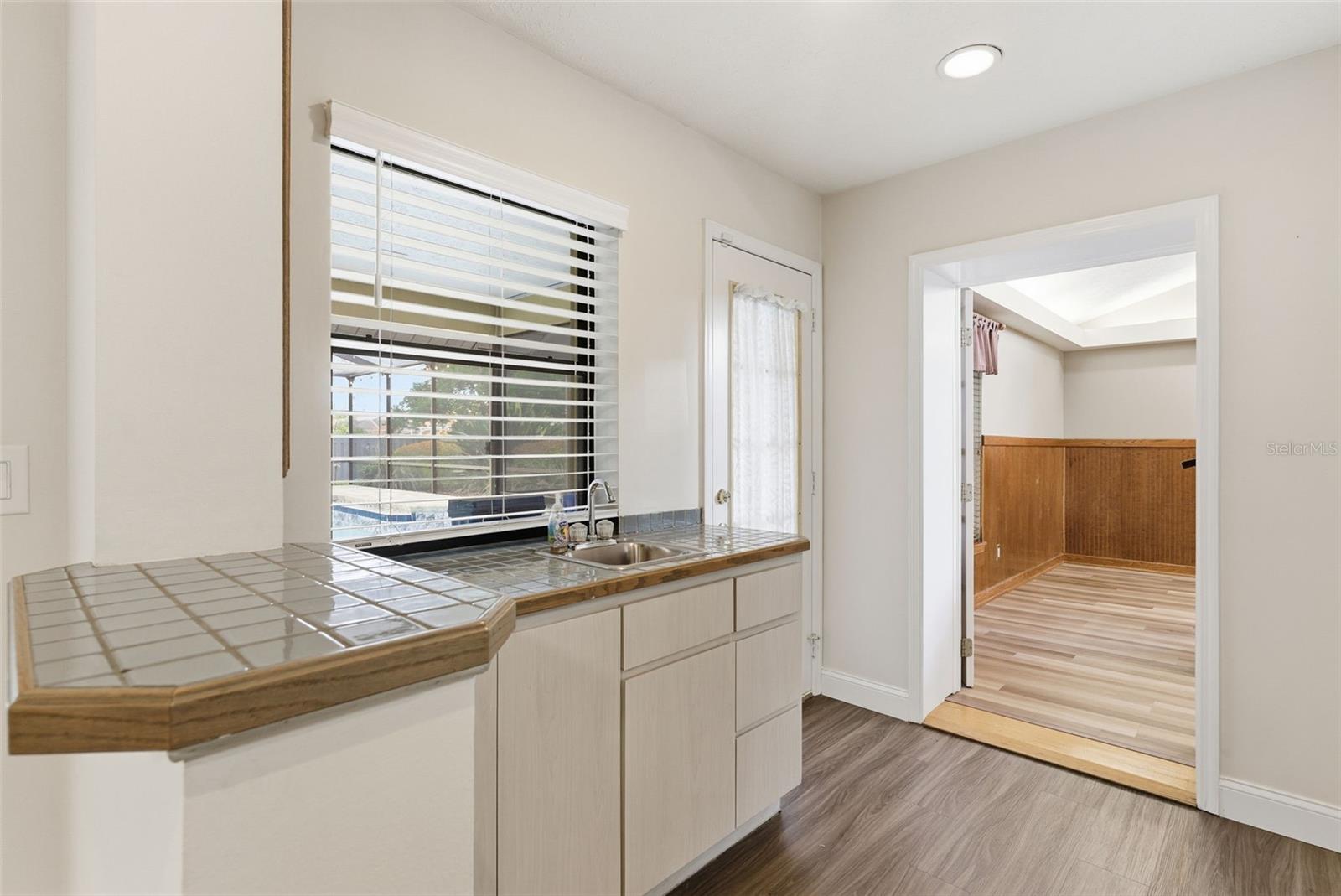 Pool bar off from  Game Room