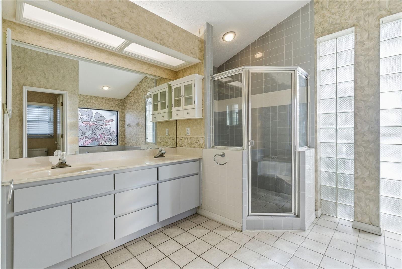 Primary Bath dual sink vanity