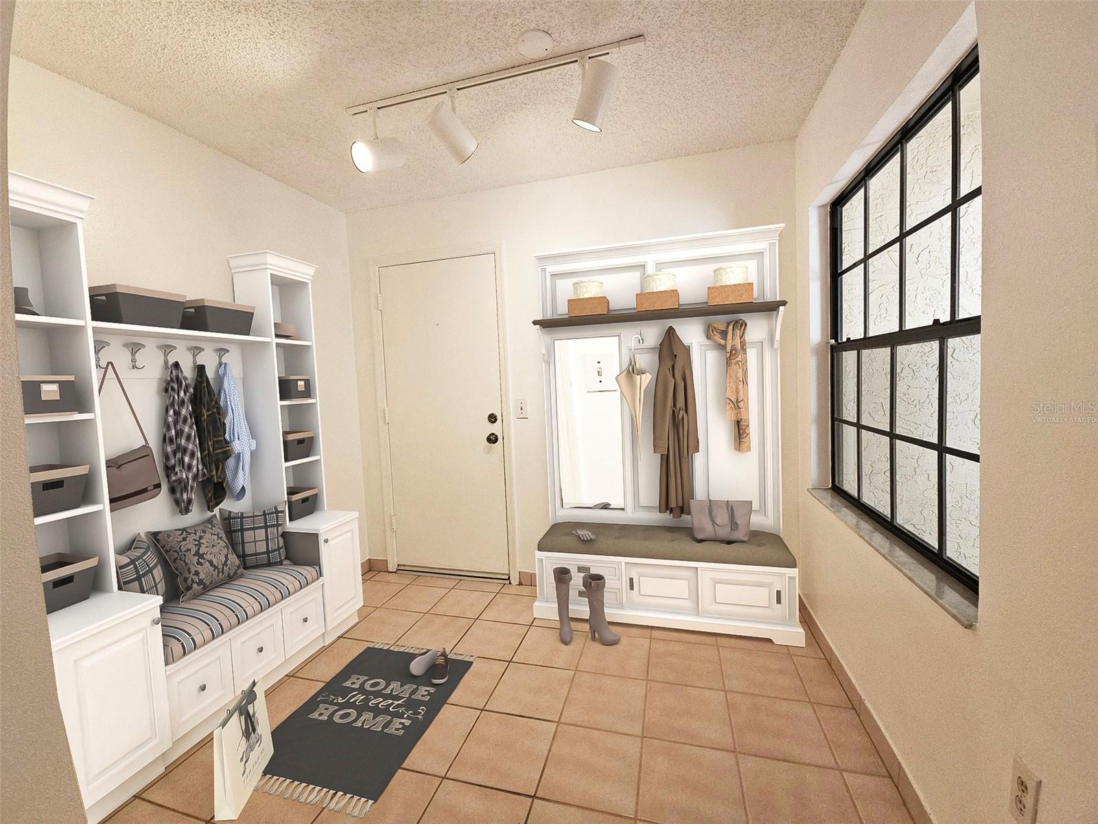 Virtually Staged  Utility Room