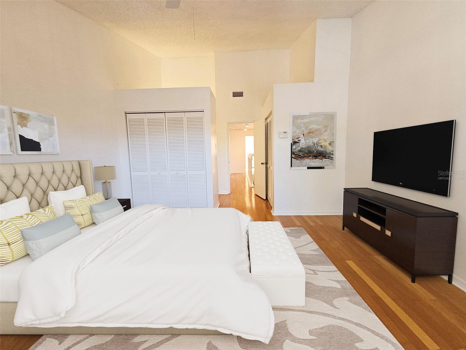 Virtually Staged  Primary Bedroom