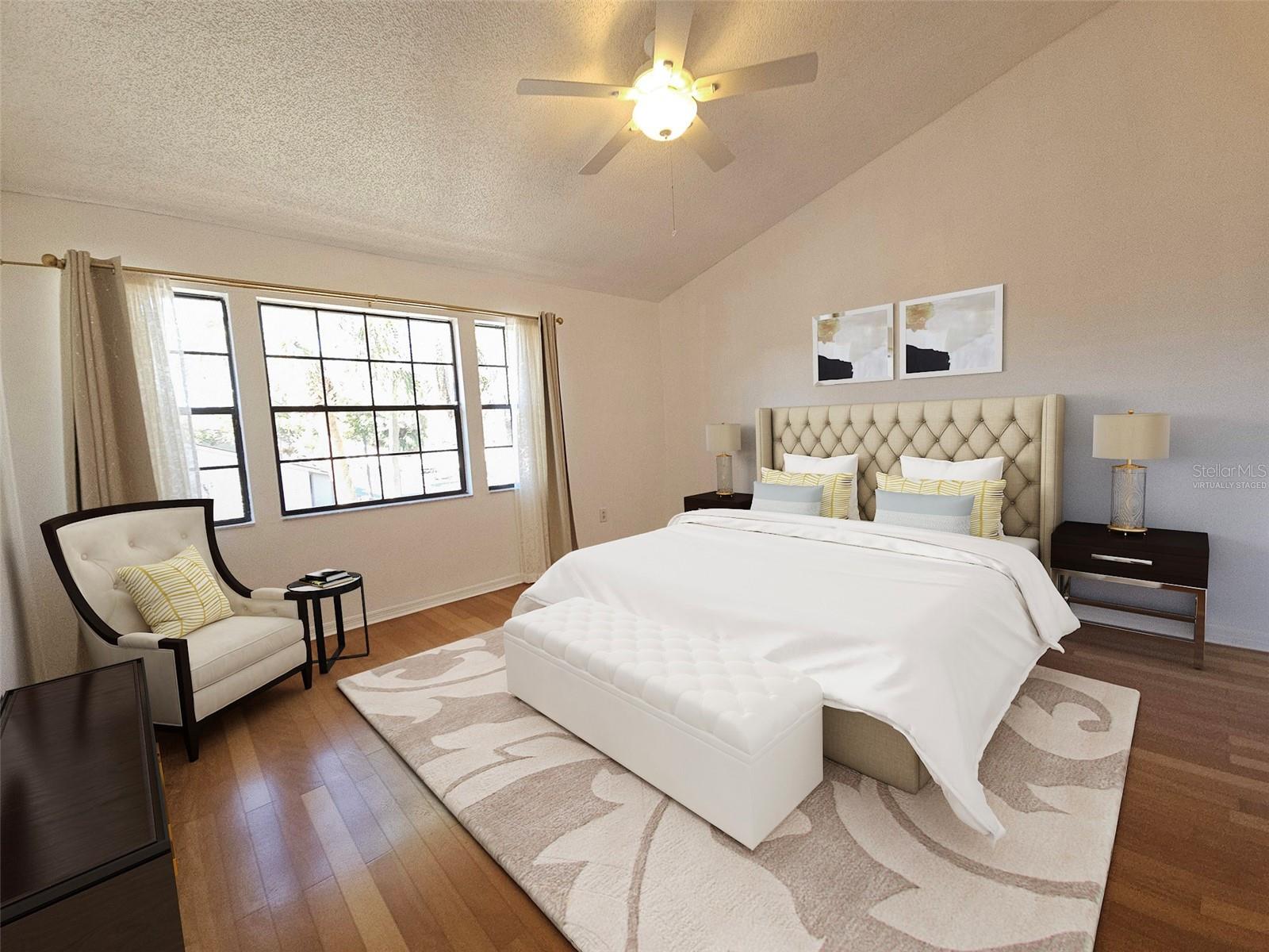 Virtually Staged    Primary Bedroom