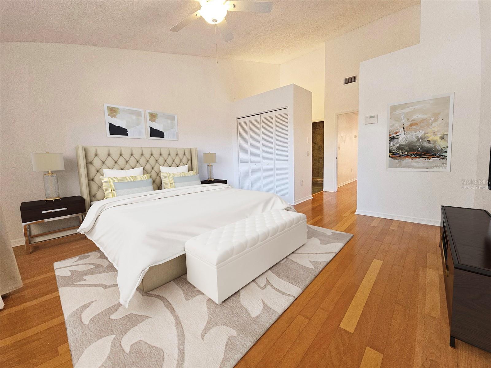 Virtually Staged    Primary Bedroom