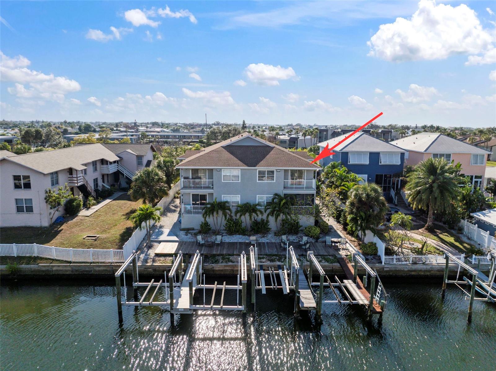 Waterfront unit overlooking Lift