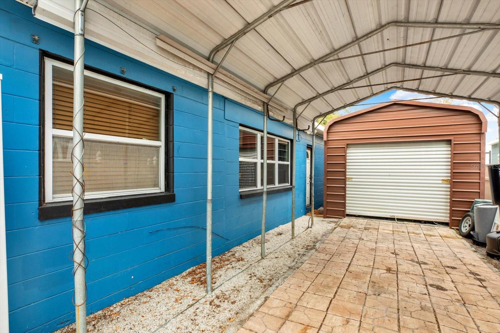 2-Car Tandem Garage & Carport!