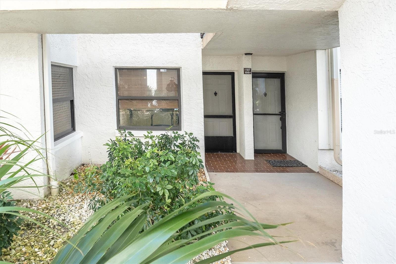 Exterior Entry to #107