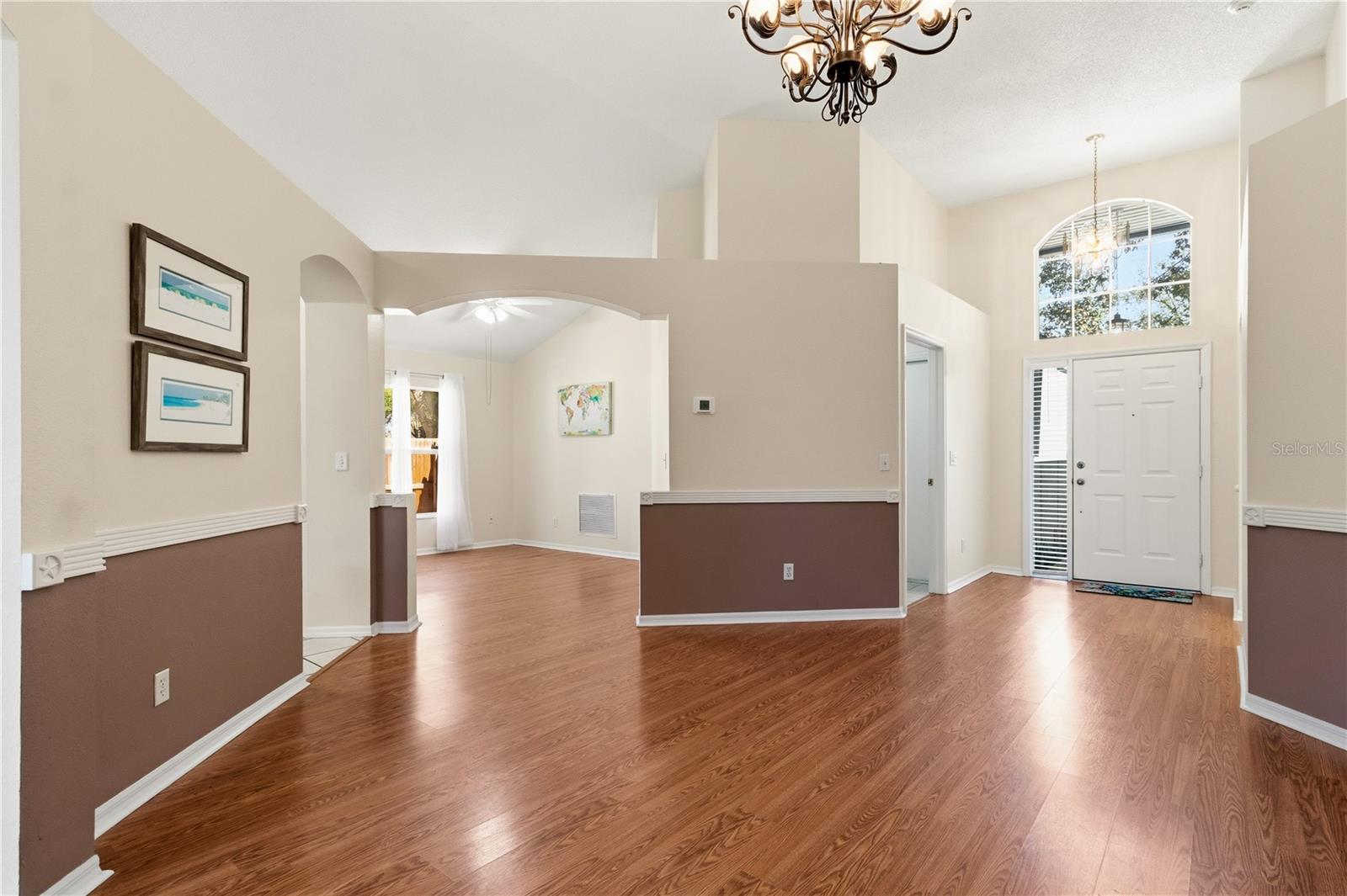 Dining room and foyer
